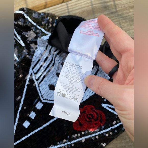 Delicious sequin tuxedo dress - Picture 5 of 10